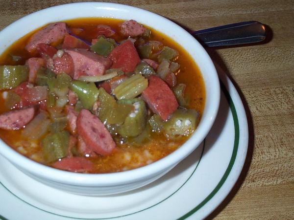 Chicken and Sausage Gumbo With a Dark Roux: Step by Step photo