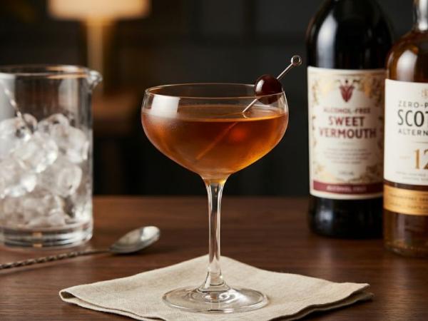 Non-Alcoholic Rob Roy: A Scotch-Free Take on a Classic photo