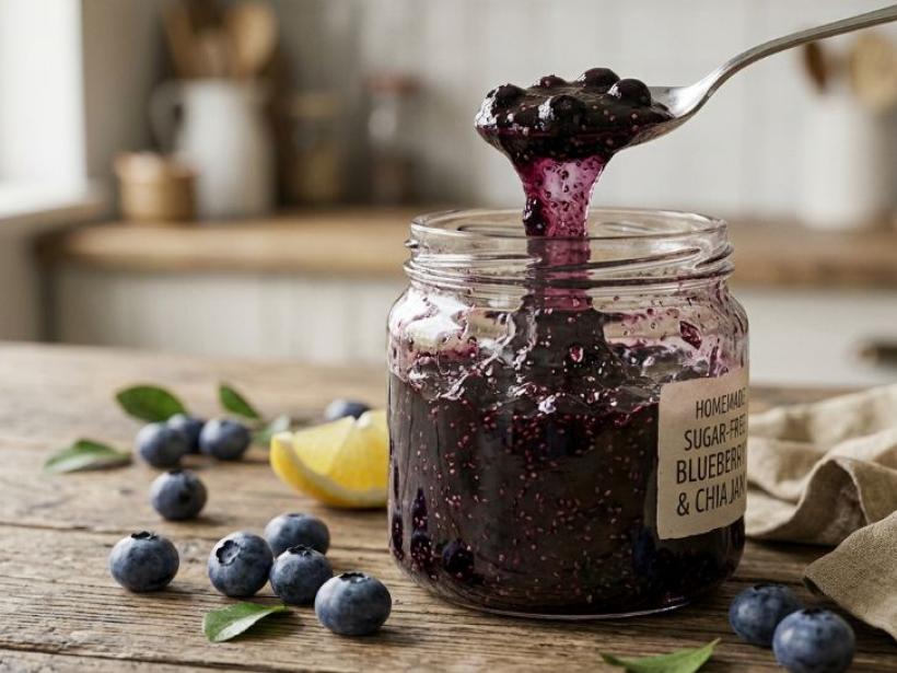 Blueberry Jam That Actually Tastes Like Fruit photo