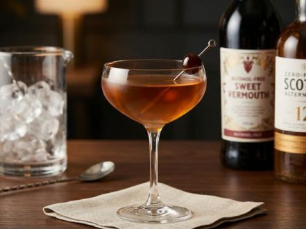 Non-Alcoholic Rob Roy: A Scotch-Free Take on a Classic photo